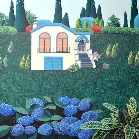 Estrofa - Estribillo - Acrílico sobre lienzo - 100 x 100 cm. - 2016