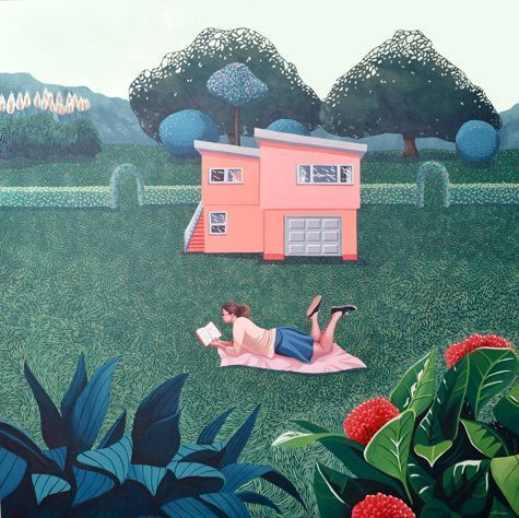 Capítulo IX - Acrílico sobre lienzo - 100 x 100 cm. - 2016