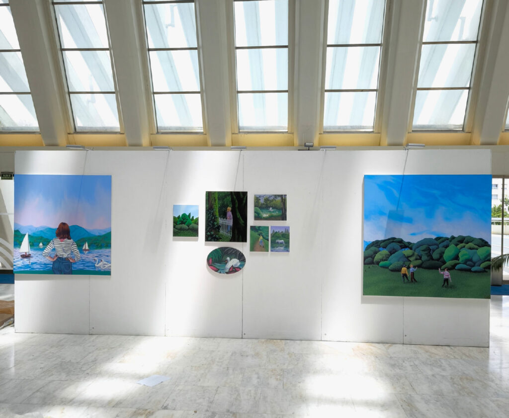 Presencia en la VI Edición de la Semana Profesional del Arte de Oviedo con la selección de pinturas “El latido del bosque” en el Palacio de Exposiciones y Congresos y en el Colegio de Arquitectos. Del 23 al 28 de junio (2026)